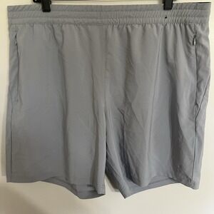 Men's Spyder Athletic Wear Gray‎ Shorts Drawstring Waist Size XL